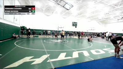 126 lbs Cons. Round 3 - Ryder Raygoza, Millikan vs Fernando Cazares, Warren