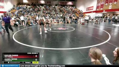 138 lbs Cons. Round 3 - Kayleb Farris, Rock Springs vs Kaden Romig, Torrington