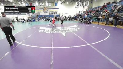 190 lbs Quarterfinal - Colton Jones, Grassfield vs Francis Rooney, Cosby