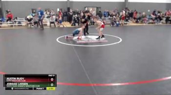 53-56 lbs Round 2 - Jordan Larsen, White River Hornets Wrestling Club vs Austin Rudy, Elma Wrestling Club