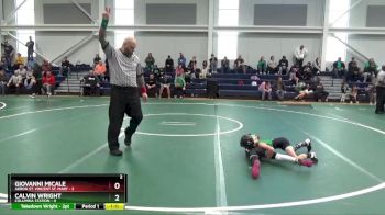 50 lbs Round 2 (6 Team) - Giovanni Micale, Akron St. Vincent St. Mary vs Calvin Wright, Columbia Station