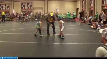 47 lbs Round 1 (6 Team) - Milo Ksebe, Revival vs AJ Puckett, Headhunters Blue