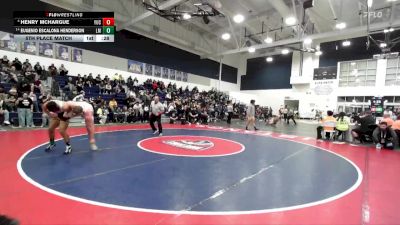 190 lbs 5th Place Match - Henry McHargue, Yucaipa vs Eugenio Escalona Henderson, La Mirada