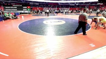 3A 190 lbs Cons. Round 2 - Colton Zvonar, Frankfort (Lincoln-Way East) vs Julian Holland, Carol Stream (Glenbard North)