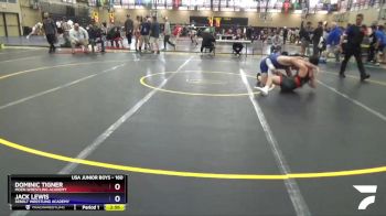 160 lbs Cons. Round 3 - Dominic Tigner, Moen Wrestling Academy vs Jack Lewis, Sebolt Wrestling Academy