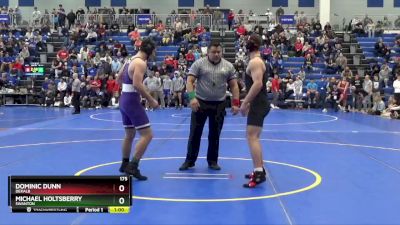 175 lbs Cons. Semi - Michael Holtsberry, Swanton vs Dominic Dunn, DeKalb