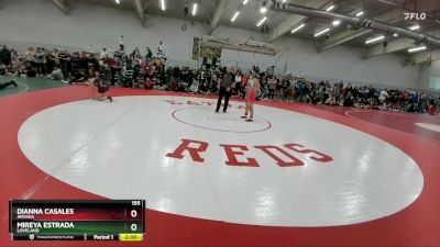 155 lbs Champ. Round 2 - Mireya Estrada, Loveland vs Dianna Casales, Arvada