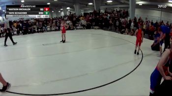 25 lbs Quarterfinal - Tate Schacher, Medicine Valley Wrestling Club vs Watson Michalek, Valentine Wrestling Club