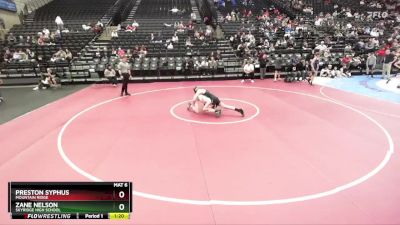 135 lbs Cons. Round 3 - Zane Nelson, Skyridge High School vs Preston Syphus, Mountain Ridge