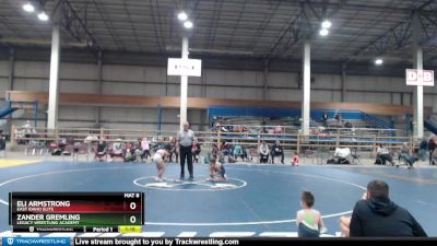 66 lbs Quarterfinal - Eli Armstrong, East Idaho Elite vs Zander Gremling, Legacy Wrestling Academy