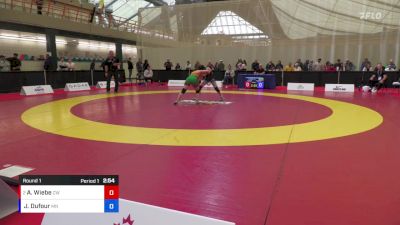 55 kg Round 1 - Amber Wiebe, Cattown WC vs Jade Dufour, Montreal NTC