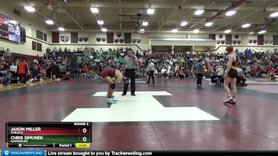 145 lbs Round 2 - Jaxon Miller, Carlisle vs Chris Simunek, Harrisburg