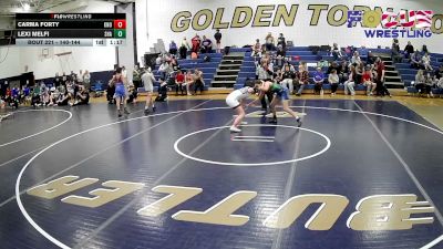 140-144 lbs Round 3 - Lexi Melfi, Shaler vs Carma Forty, Knoch
