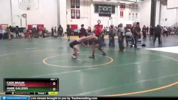 132 lbs Champ. Round 1 - Cade Braun, Centennial/Corona vs Mark Gallego, Los Osos