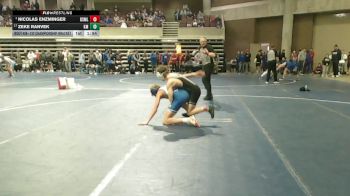 127 Championship Bracket Champ. Round 3 - Nicolas Enzminger, Bismarck Legacy vs Zeke Ranvek, Kasson-Mantorville