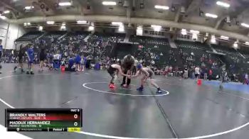 90 lbs Round 2 (6 Team) - Maddux Hernandez, Midwest Destroyers vs Brandly Walters, Kearney Matcats - Blue