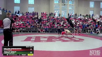 150 lbs 3rd Place Match - William Emendorfer, Baylor School vs Findley Smout, Christian Brothers