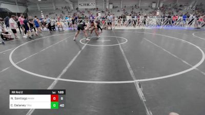 195 lbs Rr Rnd 2 - Nicholas Santiago, Miami Elite vs Conor Delaney, Triumph Maize