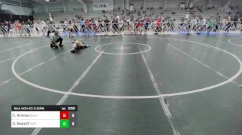 75 lbs Rr Rnd 3 - Collin Artman, Quest School Of Wrestling MS vs Owen Macoff, Buffalo Valley Wrestling Club - Black