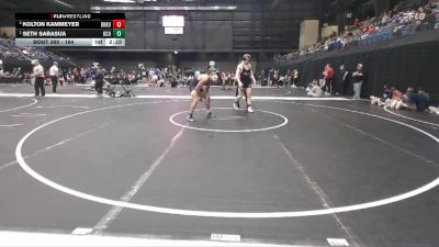 184 lbs Cons. Round 5 - Kolton Kammeyer, Doane University vs Seth Sarasua, Central Oklahoma