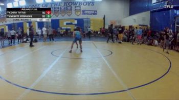 120 lbs Cons. Round 4 - Everett Stephens, Unattached vs Costa Tuttle, Heatwave Wrestling Club