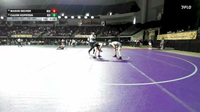 165 lbs Round Of 32 - Mason Becker, Washington State vs Calvin Kopstein, Virigina Commonwealth