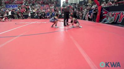 67 lbs Rr Rnd 3 - Lyla Spangler, Maize Wrestling Club vs Jocelynn Lozano, Sisters On The Mat