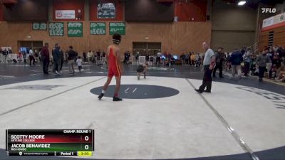 125 lbs Champ. Round 1 - Scotty Moore, Skyline College vs Jacob Benavidez, Rio Hondo