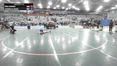 72 kg Cons. Rd Of 16 - Mira Sonnen, Columbia University vs Gabrielle Akers, Murray State