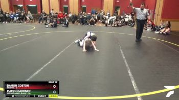 70 lbs Round 5 (6 Team) - Macyn Gardner, Untouchables Black vs Damon Coston, Belding