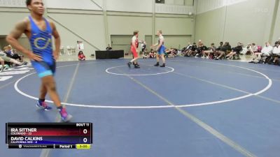 190 lbs Round 3 (8 Team) - Ira Sittner, Colorado vs David Calkins, California Red