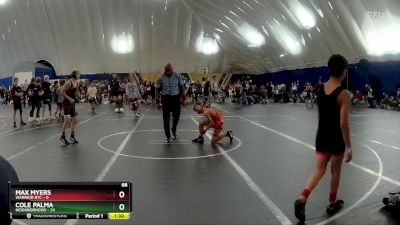 88 lbs Round 4 (8 Team) - Cole Palma, Neighborhood vs Max Myers, Warrior RTC