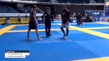 RICARDO N. CAMARERO ESPARZA vs ETHAN JOSEPH BAUMANN 2019 World IBJJF Jiu-Jitsu No-Gi Championship