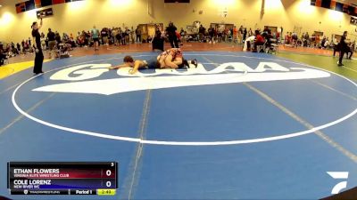 175 lbs Cons. Round 5 - Ethan Flowers, Virginia Elite Wrestling Club vs Cole Lorenz, New River WC