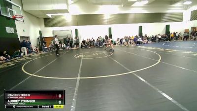 115 lbs Cons. Round 2 - Raven Stoner, Klahowya (Girls) vs Audrey Younger, Klahowya (Girls)