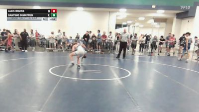 120 lbs Round Of 32 - Alex Rozas, LA vs Santino DiMatteo, NJ