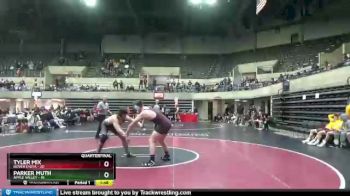 195 lbs Quarterfinals (8 Team) - Parker Muth, Apple Valley vs Tyler Mix, Dover Eyota