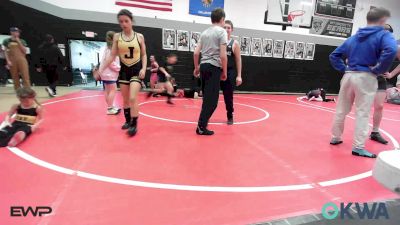45-54 lbs Rr Rnd 3 - Ayva Al-Qahtani, Wyandotte Youth Wrestling vs Harper Atkinson, Honey Badgers Wrestling Club