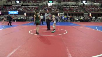 109 lbs Champ. Round 1 - Lillian Rothwell, Stillwater Gladiators vs Brooklynn Forsman, East Helena Outlaws