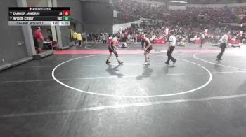 145 lbs Champ. Round 1 - Ryker Crist, Darlington Wrestling Club vs Zander Jandrin, Sturgeon Bay