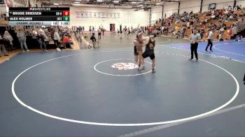 285 lbs Champ. Round 2 - Brodie Driessen, Wisconsin-Oshkosh vs Alex Holmes, Indiana Tech