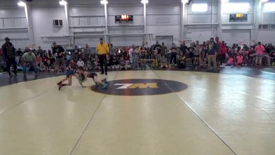 55 lbs Round 1 - Timothy Cruz, Rogue W.C. (OH) vs Luke Benson, WV Wild 2