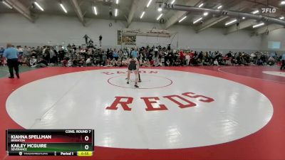 115 lbs Cons. Round 7 - Kailey McGuire, Severance vs Kiahna Spellman, Brighton