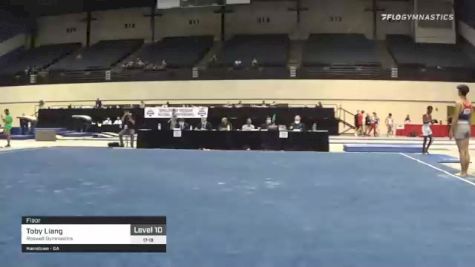 Toby Liang - Floor, Roswell Gymnastics - 2021 USA Gymnastics Development Program National Championships