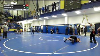 113 lbs Semifinal - Joshua Pyeatt, Will Rogers vs Denzel Arce, Van Buren