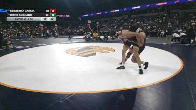 157 lbs Consi Of 8 #2 - Sebastian Garcia, Junipero Serra (CC) vs Chris Anguiano, Millikan (SS)