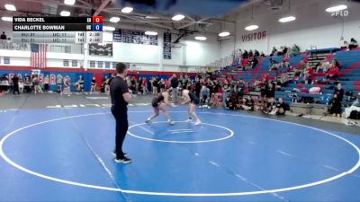 160 lbs Finals (2 Team) - Charlotte Bowman, Ursinus vs Vida Beckel, Emmanuel University