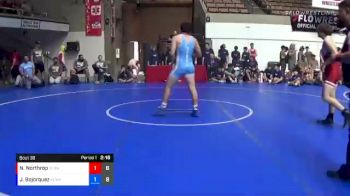 182 lbs Round 4 (16 Team) - Nathaniel Northrop, TCWA vs Junior Bojorquez, KCWA