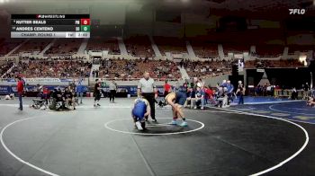 157-D4 Champ. Round 1 - Andres Centeno, Somerton High School vs Kutter Beals, Pima High School