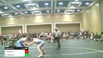 132 lbs Consi Of 8 #1 - Shea Dawson, Morro Bay Wrestling vs Noah Mckenzie, Elite WC Hawaii